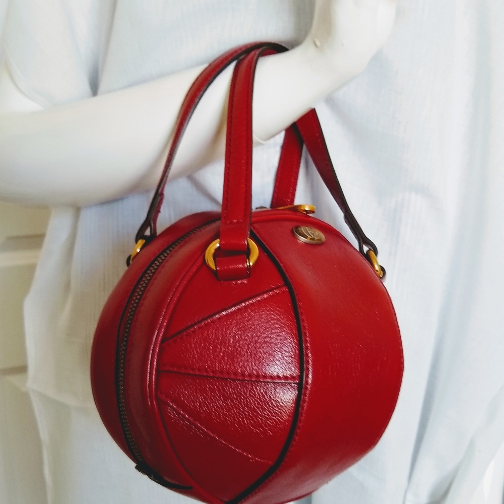 GUCCI Red Mini Tifosa Ball Bag - Authentic NWT - Picture 2 of 16